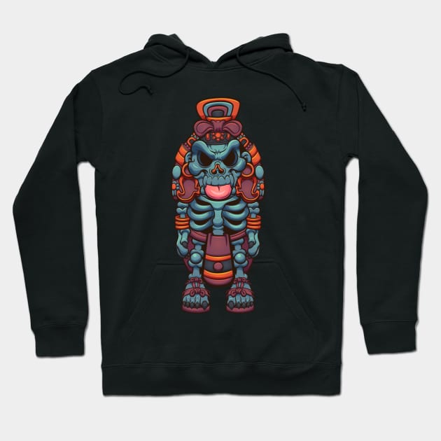 Xolotl Aztec god Hoodie by memoangeles